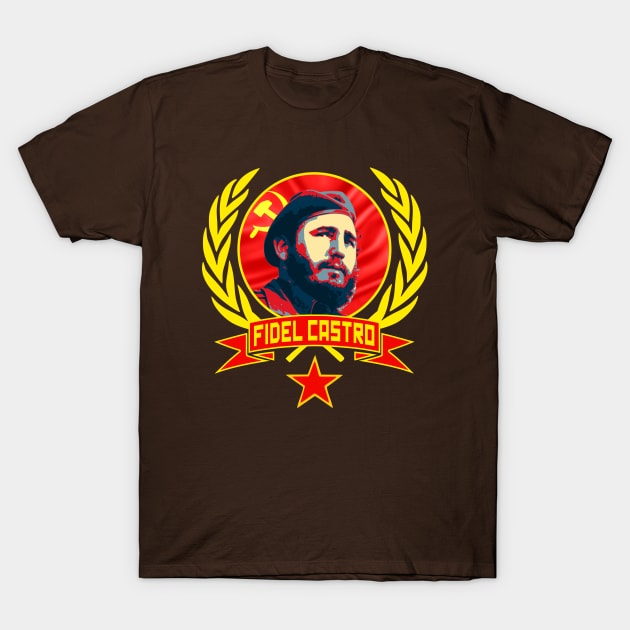 Fidel Castro T-Shirt by Nerd_art